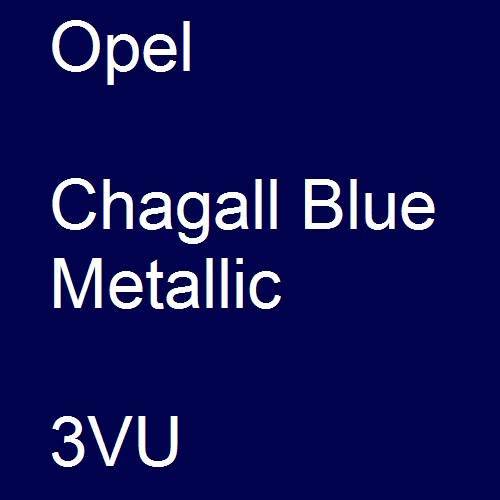 Opel, Chagall Blue Metallic, 3VU.